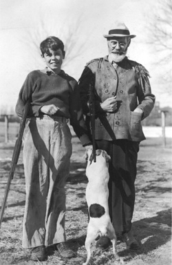 Patrick D. McAnany with his son Richard in about 1938